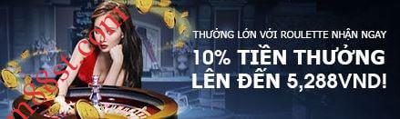 Thỏa đam mê với bàn chơi Roulette M88